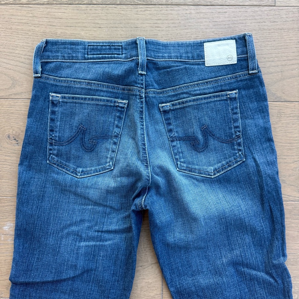 AG Adriano Goldschmied “The Beau” Dark Wash Blue Skinny Jeans Size 27R - Picture 5 of 5